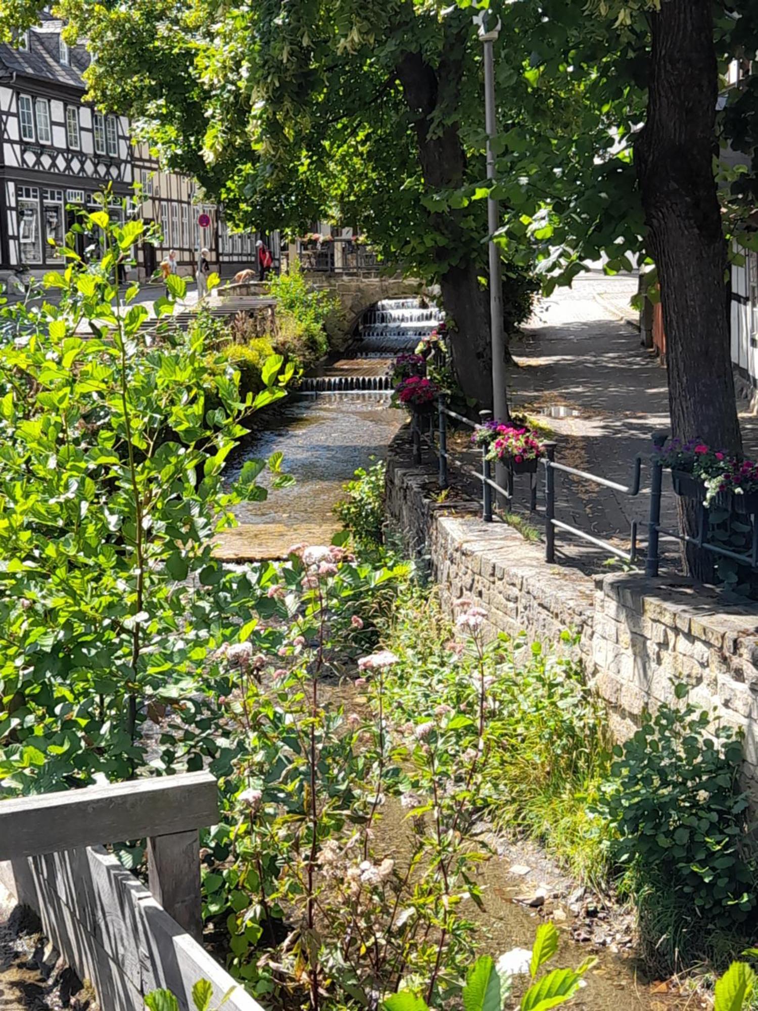 Ferienwohnung "Beste Lage" Altstadt Mit Terrasse Goslar Esterno foto